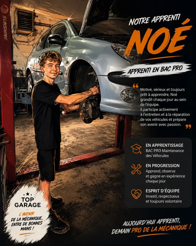NOE - Apprenti Mécanicien - Bac prowebp